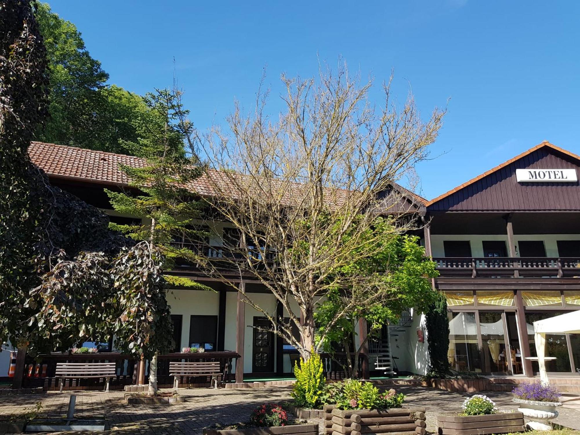 Motel Zur Festwiese Gierstädt Buitenkant foto